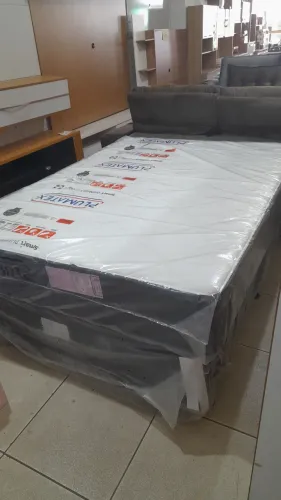 Cama Box Casal Completa Plumatex 