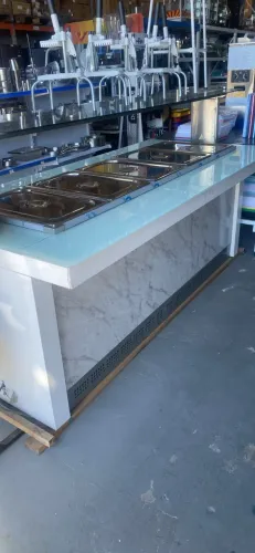 Buffet de restaurante para 10 cubas quentes