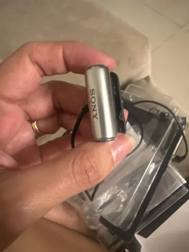 Microfone de Lapela Sony ECM-CS3 - Qualidade de Áudio Profissional