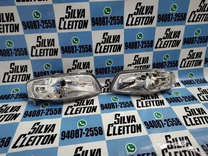 par farol gol 2006 2007 2008 cromado gol g4 novo importado