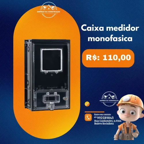 Promoção Caixa Medidor Monofasica