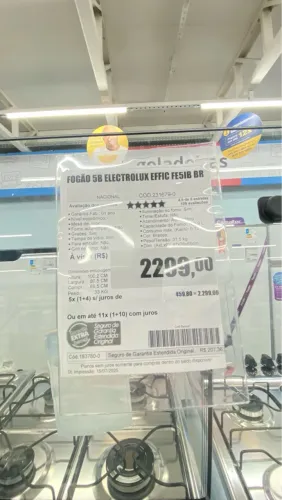 Fogão Electrolux com Design Moderno