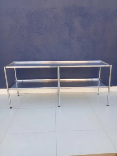 Mesa para verduras em aço inox 
