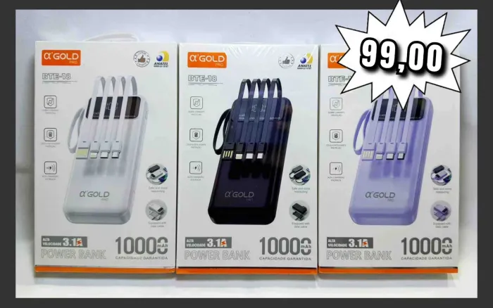 Carregador portátil 10.000mah