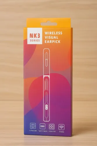 NK3 Visual Earpick oferece uma experiência visual para uma limpeza completa e confortável.