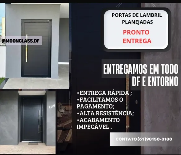 Porta Lambril de Alumínio para Entrada