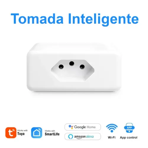 Tomada inteligente Wifi 16a para Alexa google assistant Tuya smart life