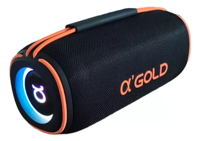 Caixa De Som Bluetooth 60w Iluminação Rgb Sm-07a Agold Pro