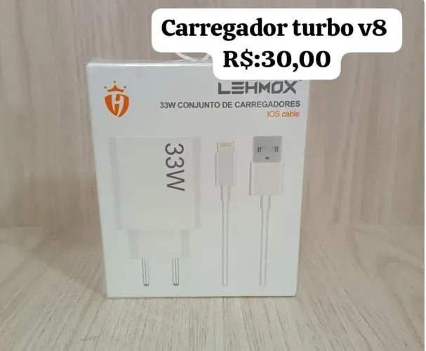 Carregador Turbo V8 33W - LEHMOX