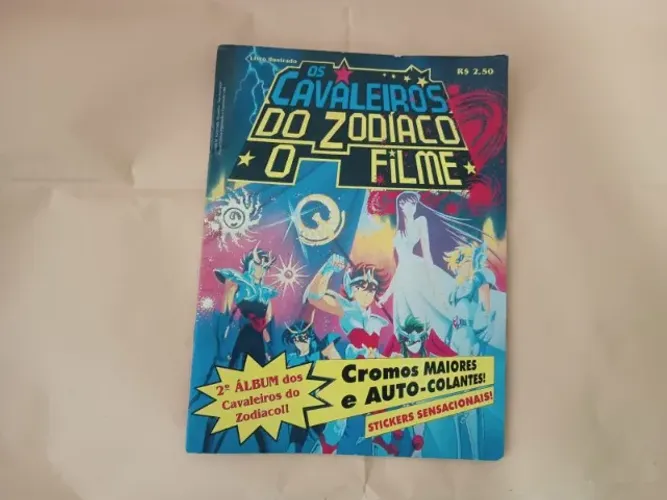 OS cavaleiros do zodiaco o filme 2ª album de figurinhas