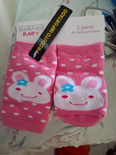 Meias com joelheira para Bebê