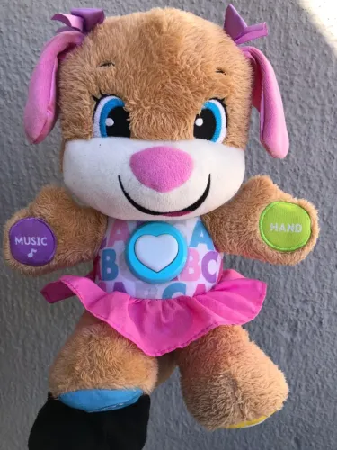 Cachorrinha Aprender E Brincar Fisher-price Com Som E Luzes