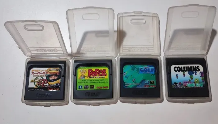 Jogos de Game Gear, todos com capinha protetora, aceito cartão