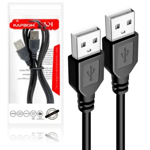CABO EXTENSOR USB X USB 2.0 MACHO X MACHO