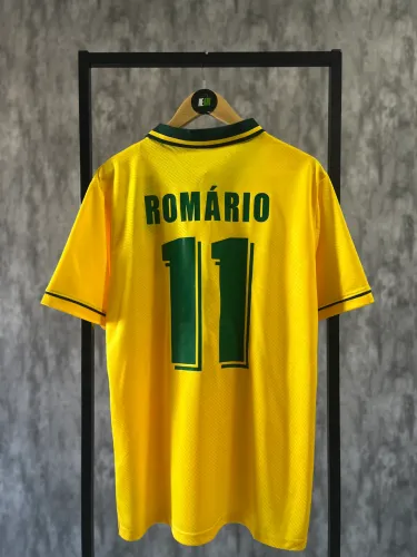 Camisa do Brasil retrô Copa de 94 - Romário 11 - Pronta entrega