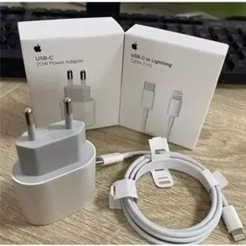 Carregador 20W USB-C + Cabo Lightning Apple
