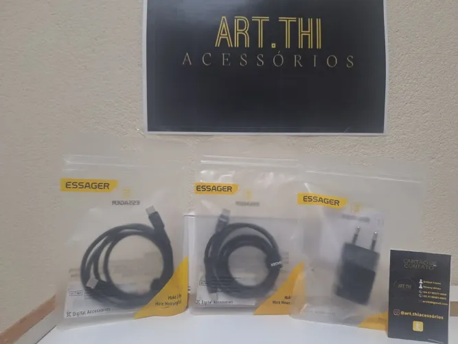 3 kits produtos essager para celulares