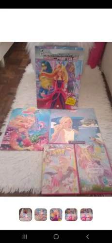 Livros/DVD/Quebra-cabeça BARBIE