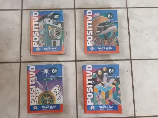 Livros Editora Positivo - 8° ano