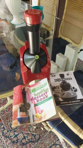 Máquina Sorvete Natural Yonanas Sem Conservantes 127vts Top 127v