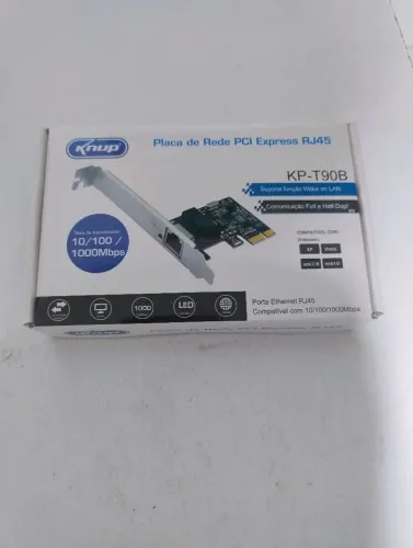 Placa de Rede PCI Express RJ45 Knup Alta Performance