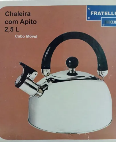 Chaleira inox Fratelli 2.5l