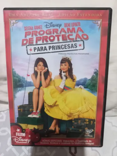 Dvd programa de proteção para princesas selena gomes e demi lovato disney