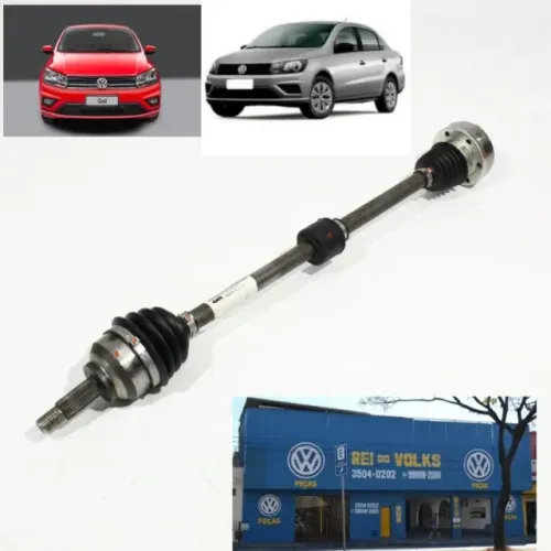 Semi eixo lado direito  completo para Gol e Voyage G8 2018 a 2023 1.0 3 cilindros 