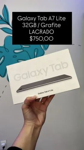 Galaxy Tab A7 Lite / Grafite / 32GB / R$ 750,00 | Novo Lacrado