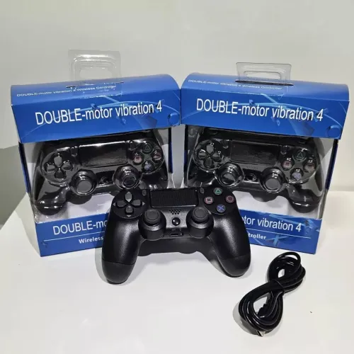 Controle ps4 Doubleshock sem fio Vibration funciona em tv com sistema xbox e pc