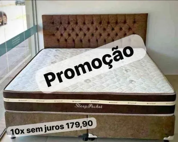 Cama box super king base 