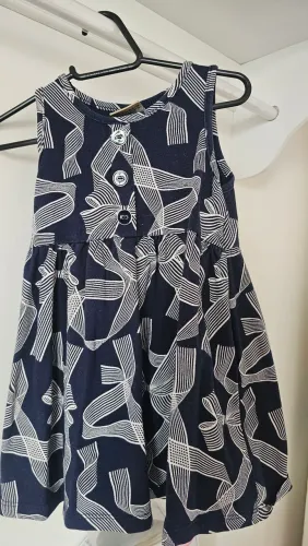 Vestido infantil azul