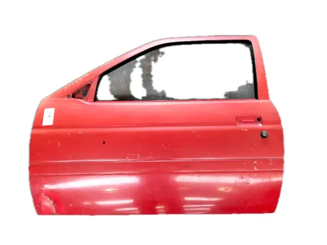 Porta Dianteira Esquerda Ford Escort Sapão 2 Portas 1993 a 1996 Vermelho com avaria