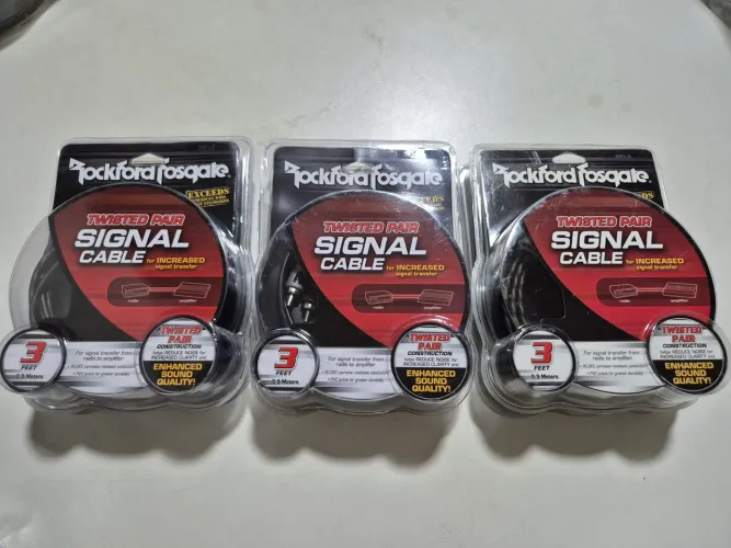 Cabo RCA Rockford Fosgate 0.9m RFI-3