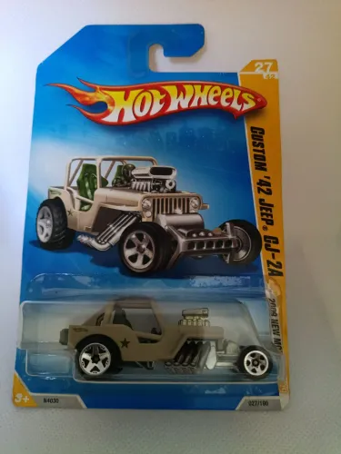 HOT Wheels CUSTOM 42 JEEP CJ 2A - 2009 NEW MODELS