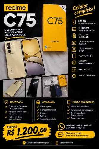 Realme c75 256gb