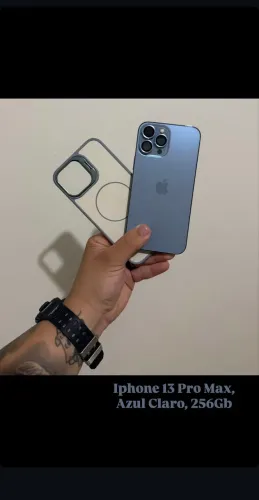 Iphone 13 Pro Max, Azul Claro, 256Gb