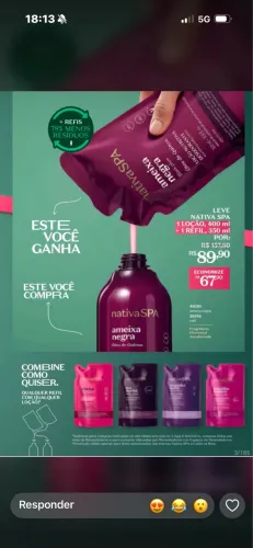 Hidratante + refil Boticário