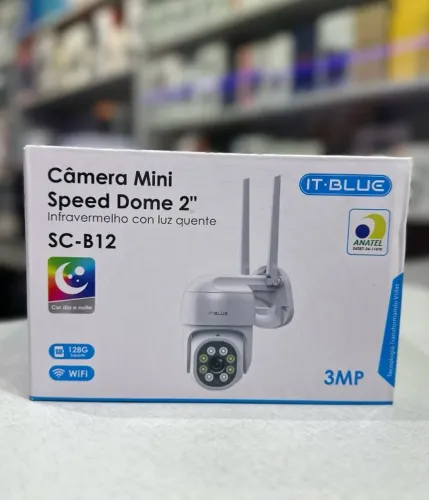 Câmera Inteligente Wi-Fi Mini Speed Dome  - Entrega Grátis