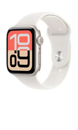 Apple Watch SE 3 Caixa De Alumínio Starlight / Pulseira Na Cor Starlight 40mm