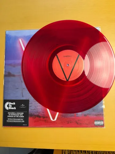 LP VERMELHO DO ÁLBUM ?V? - Maroon Five