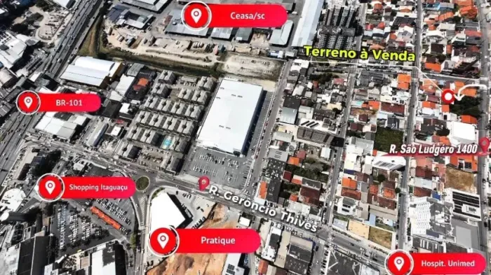 TERRENO DE 600 M2 = PRÓXIMO AO SHOPPING ITAGUAÇÚ