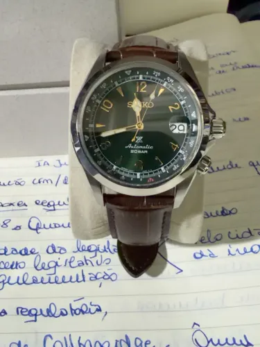Seiko Prospex Alpinist SPB121J1 Verde - Automático - Full Set - Estado de Novo