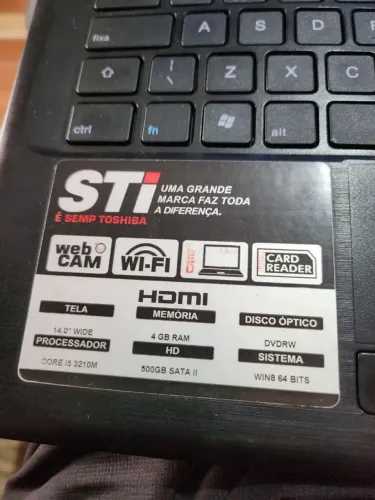 Notebook sti zero vendo leia