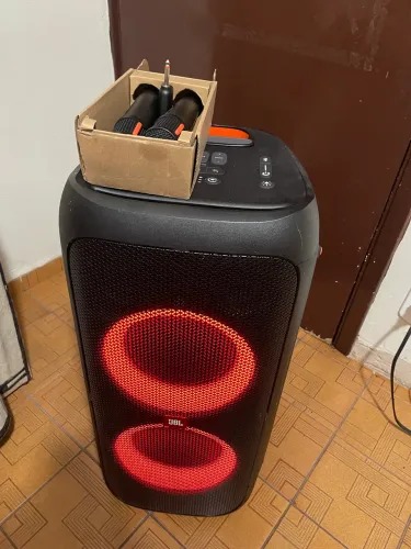 JBL PartyBox 310 Original + 2 Microfones JBL Originais