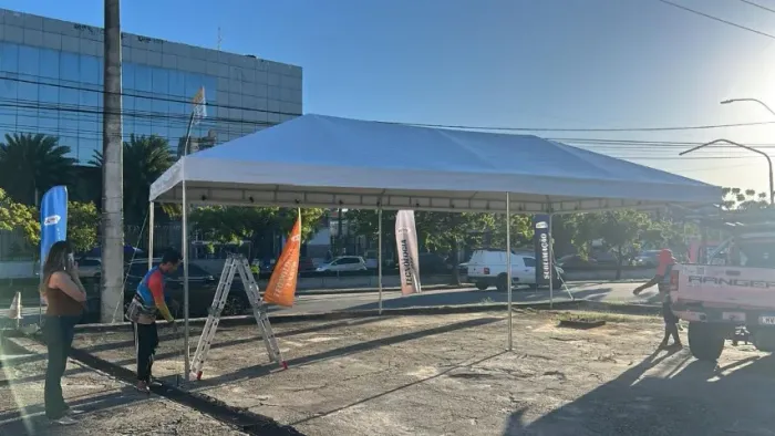 Tenda piramidal 10x5 para venda