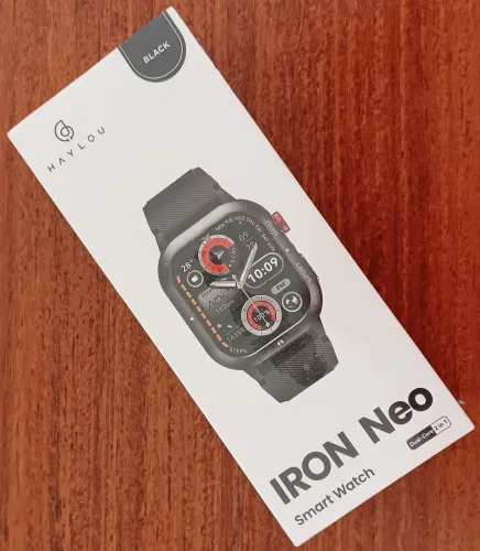Relógio Haylou iRon Neo Smartwatch Lacrado Novo Na Caixa Sem Uso Completo Cabo de Carga Ok