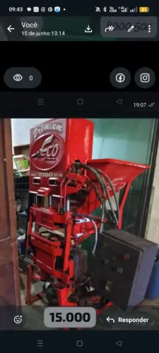 Máquina de tijolo ecológico eco 2700