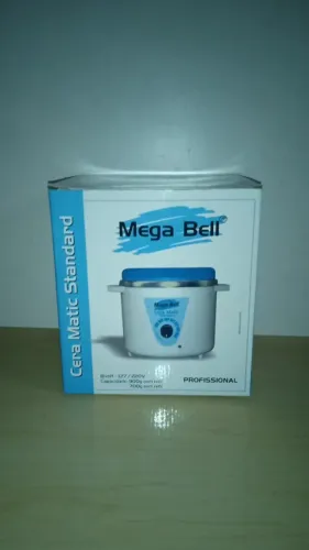 Aquecedor de cera Mega Bell, cor azul, nova na caixa, (já vai com refil). Leiam todo.