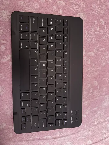Teclado bluetooth magnético para tablet + caneta universal